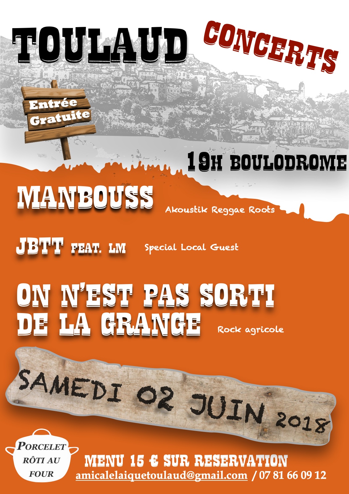 Affiche du Lou Vento Festival 2018
