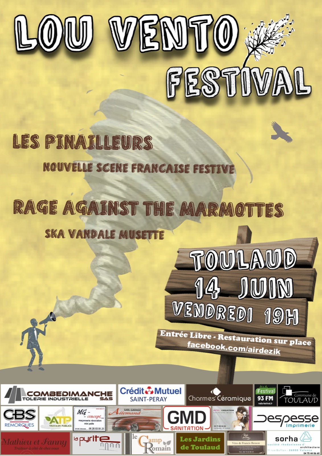 Affiche du Lou Vento Festival 2019