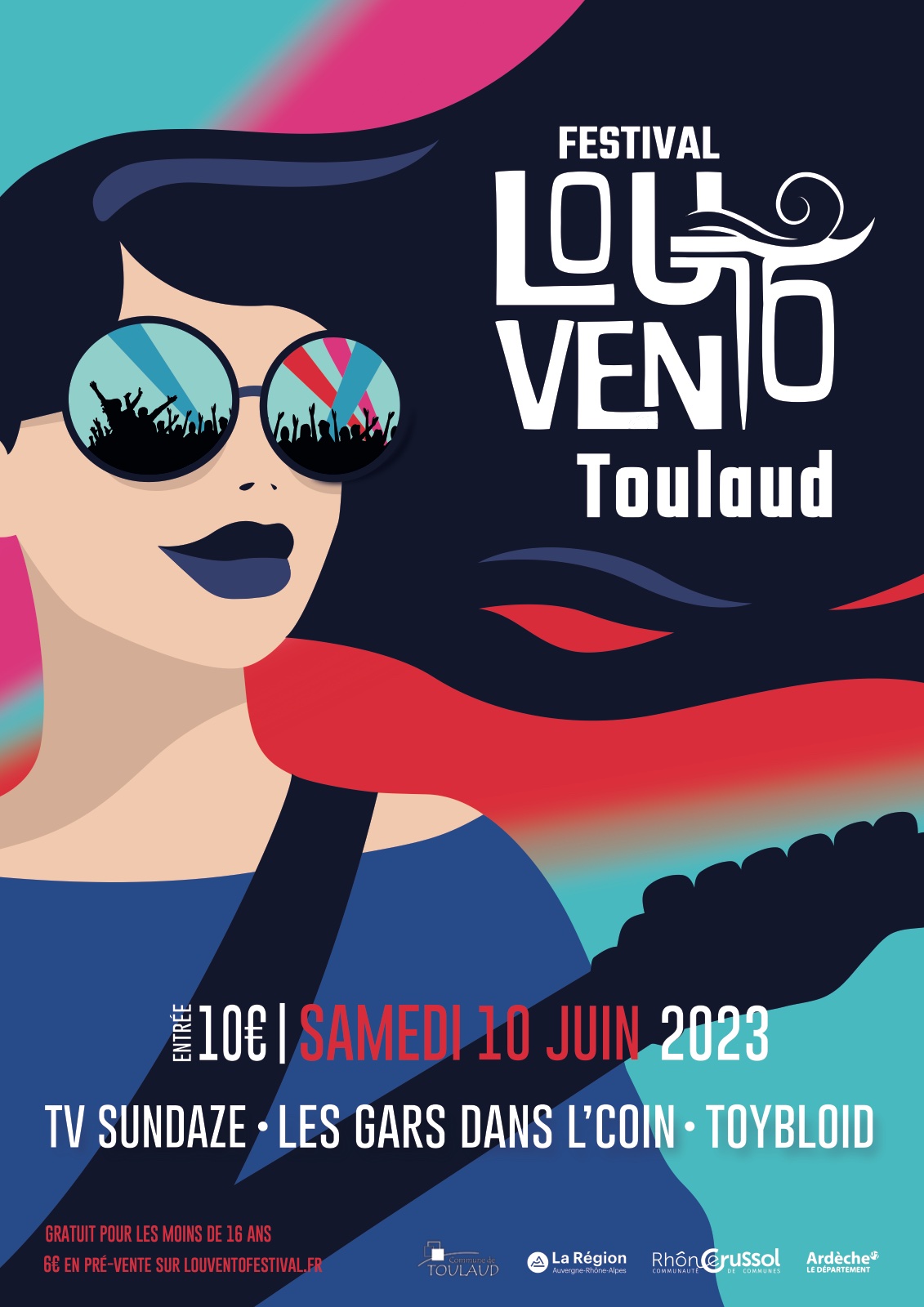 Affiche du Lou Vento Festival 2023